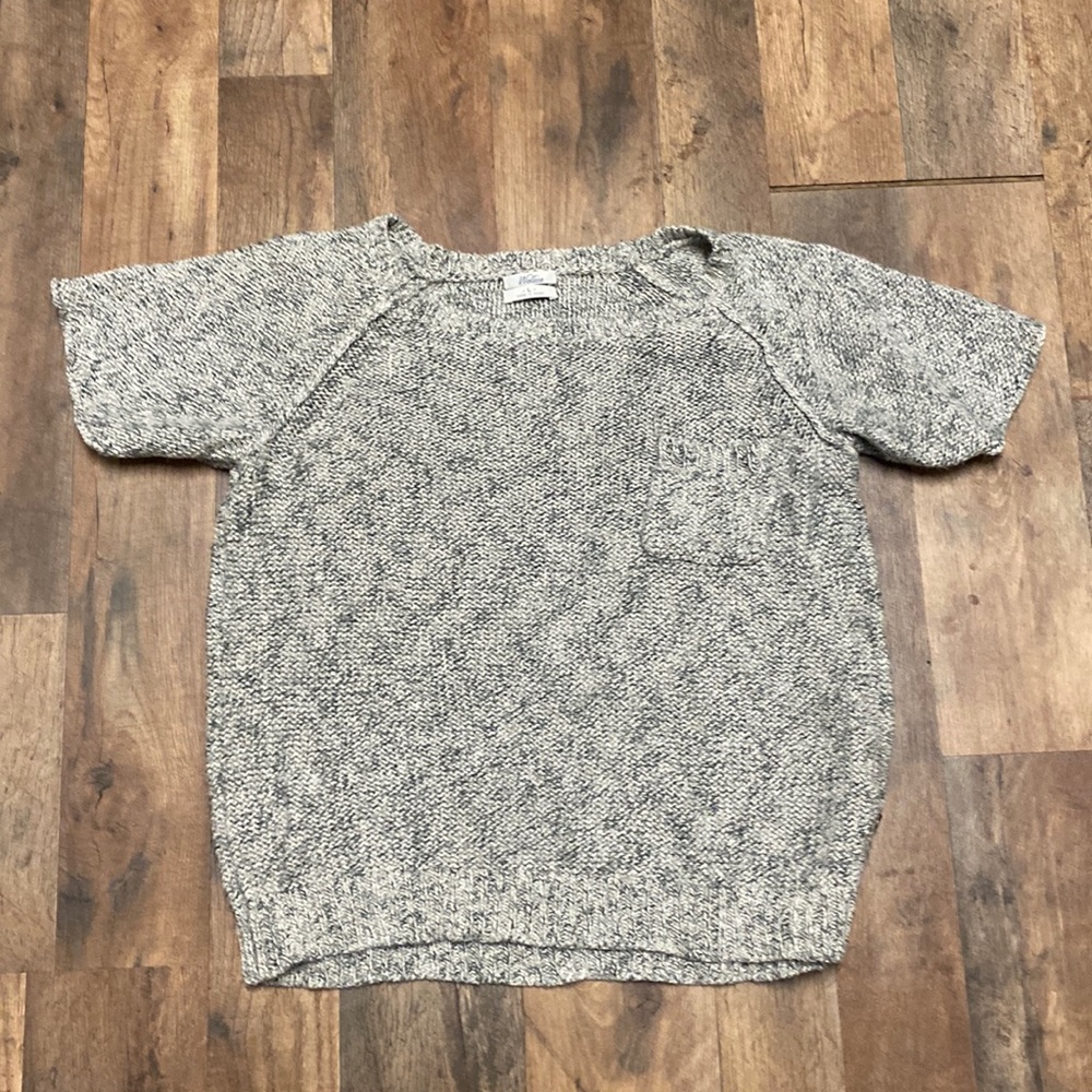 Madewell‎ Wallace Short Sleeve top size Large. 62% Linen